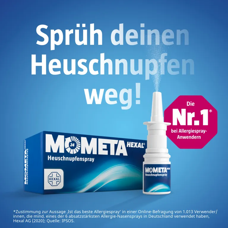 shopapotheke MometaHEXAL® – Sprüh Deinen Heuschnupfen weg Wirkstarkes Allergie-Nasenspray im Angebot