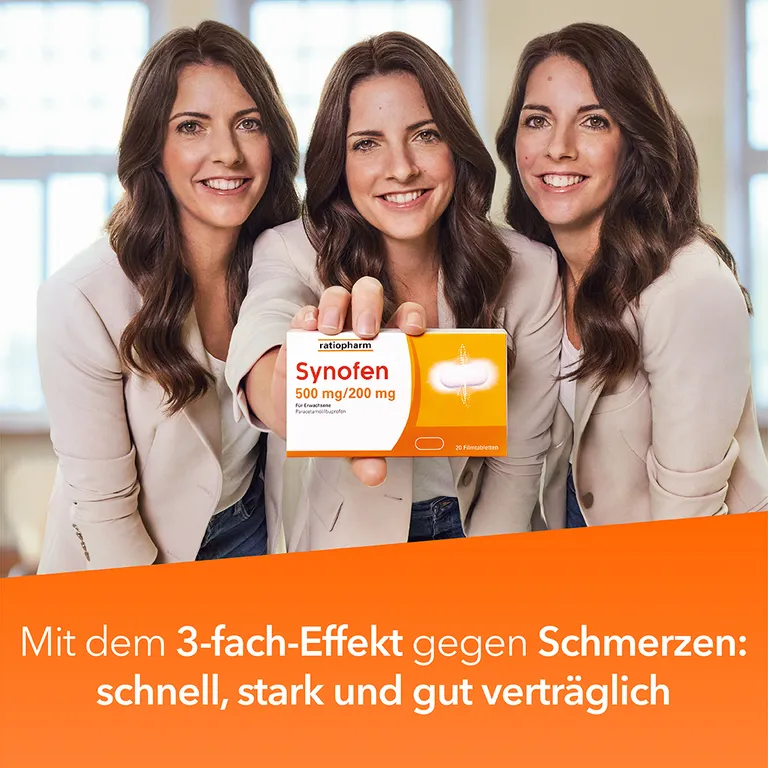 shopapotheke Synofen - mit Ibuprofen und Paracetamol - Jetzt 20% mit dem Code "synofen20" sparen* Blitzverkäufe