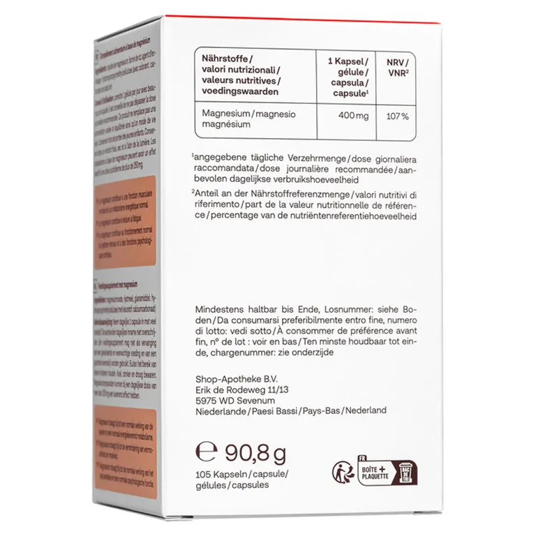 shopapotheke Redcare Magnesium 400 Fabrikpreis