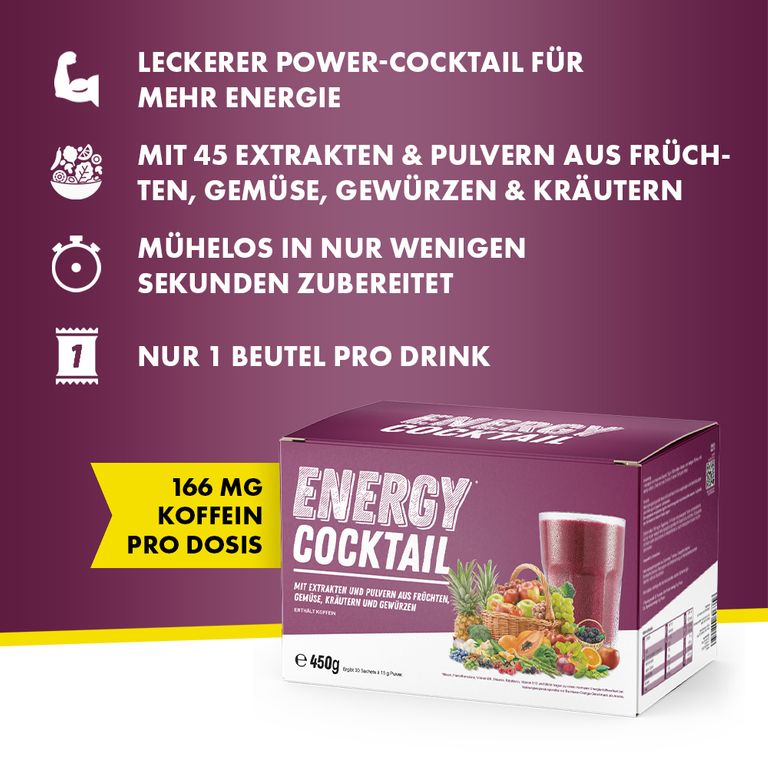 shopapotheke Energy Cocktail - Dein täglicher Power Cocktail Flash Sale