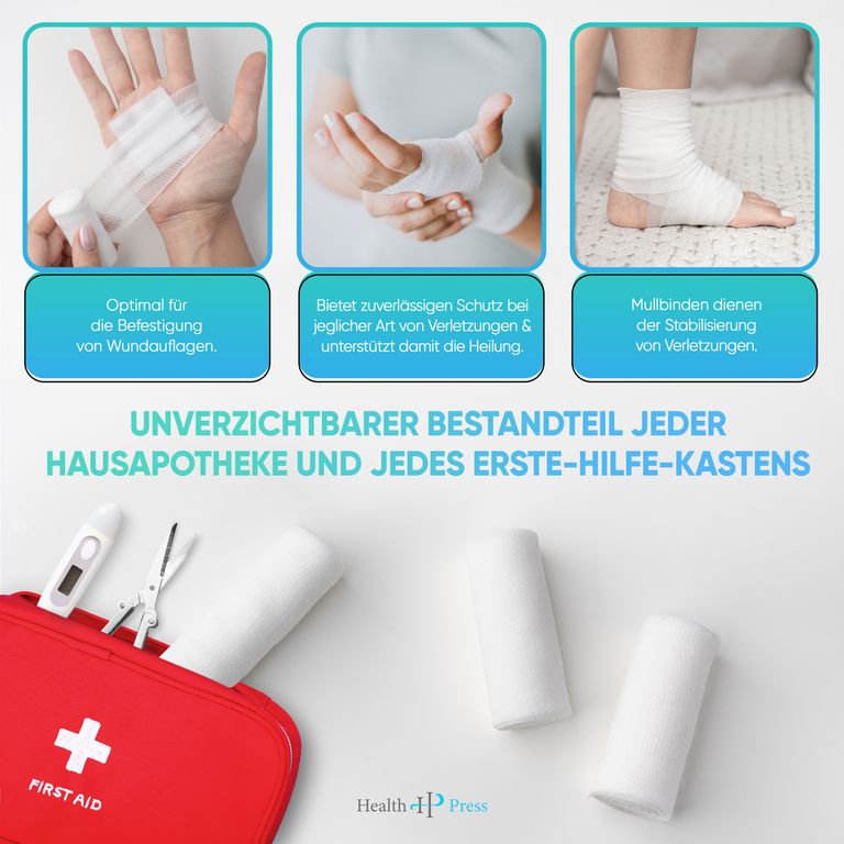 shopapotheke Health Press® Mullbinde elastisch Muttertagsangebot