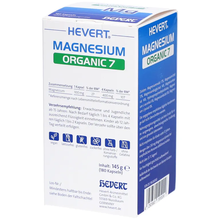 shopapotheke Hevert Magnesium Organic 7 Sonderangebote