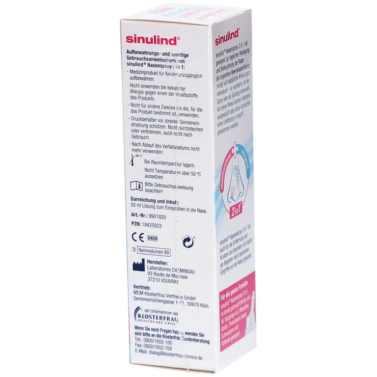 shopapotheke Sinulind® 2in1 Nasenspray Riesige Ersparnisse
