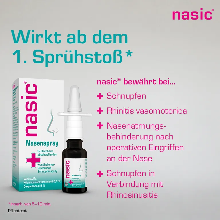shopapotheke nasic® Nasenspray Set - Jetzt 10% mit dem Code klosterfrau2025 sparen* Angebote