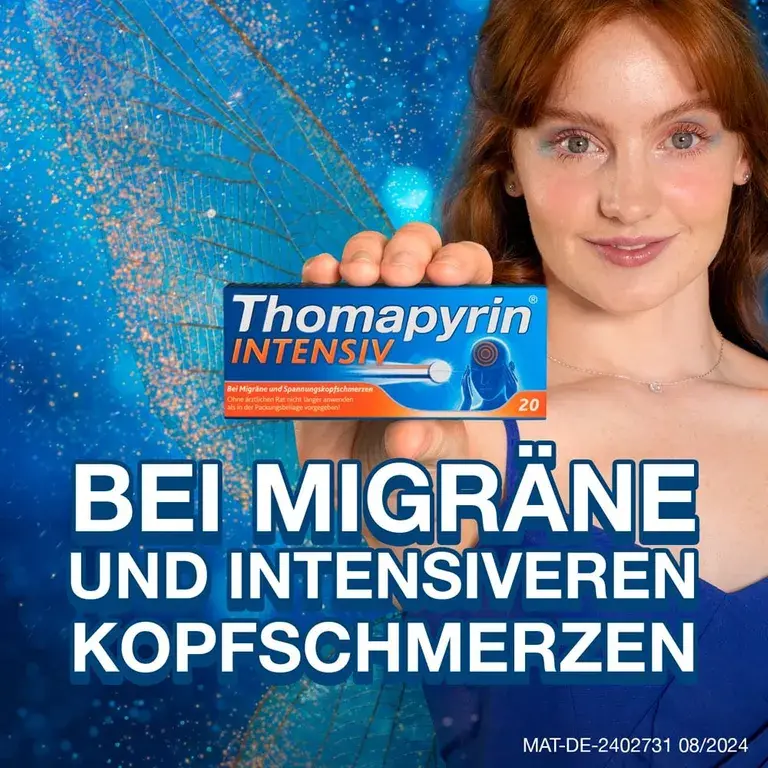 shopapotheke Thomapyrin INTENSIV bei intensiveren Kopfschmerzen & Migräne Schlussverkauf