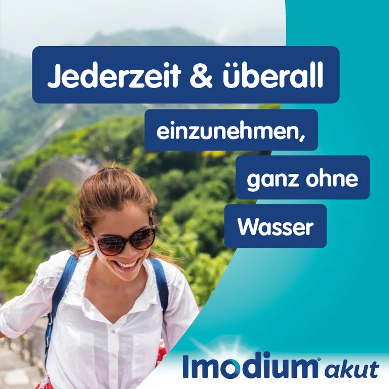 shopapotheke Imodium® akut lingual Schmelztabletten - bei akutem Durchfall Günstiger Verkauf