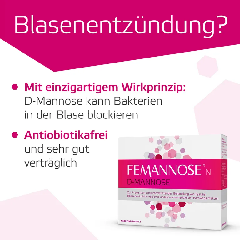 shopapotheke Femannose N – Trinkgranulat mit je 2000 mg D-Mannose Pulver hochdosiert Exklusivangebot