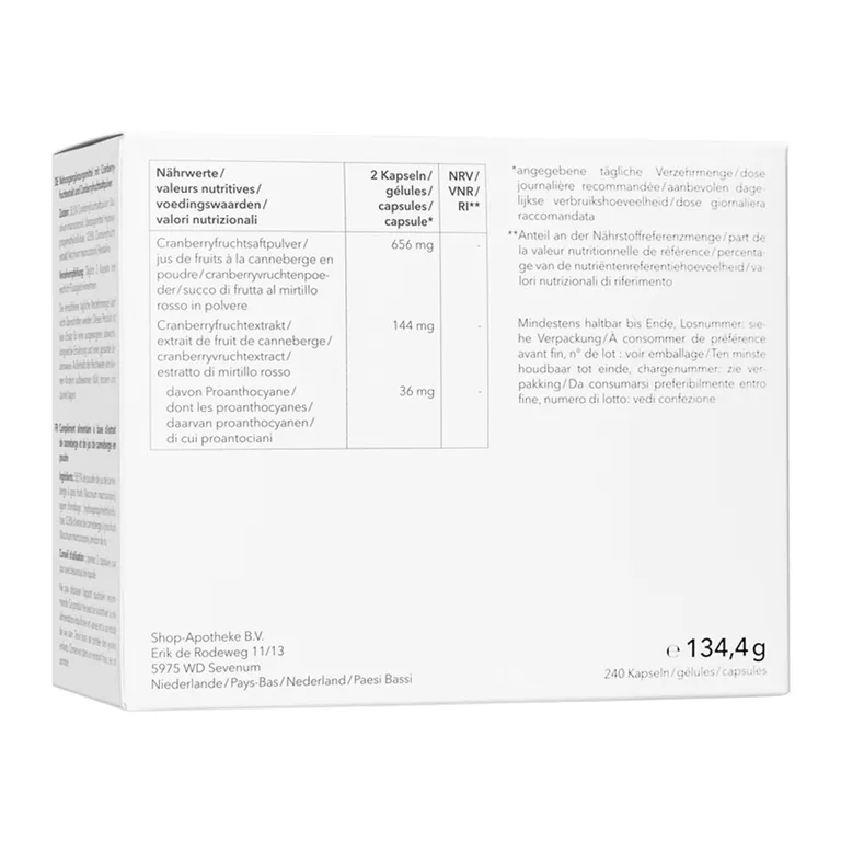 shopapotheke Redcare Cranberry Weihnachtsangebot