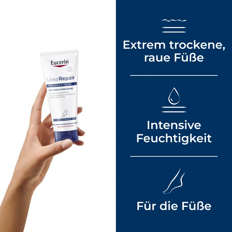 shopapotheke Eucerin® UreaRepair PLUS Fußcreme 10 % - Jetzt 20% sparen mit Code "eucerin20" Letzte 2 Tage