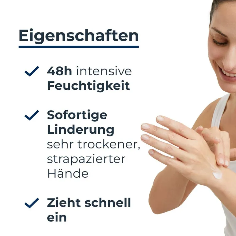 shopapotheke Eucerin® UreaRepair 5% Urea Handcreme – intensive Pflege für sehr trockene und strapazierte Hände - Jetzt 20% sparen mit Code "eucerin20" + Eucerin AtopiControl Hydro-Lotion 20ml GRATIS Zeitbegrenzte Promotion