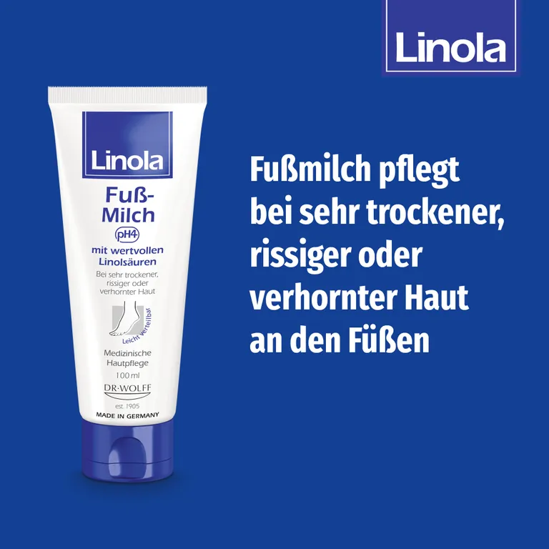 shopapotheke Linola Fuß-Milch - Fußcreme für sehr trockene rissige oder verhornte Füße Riesige Rabatte
