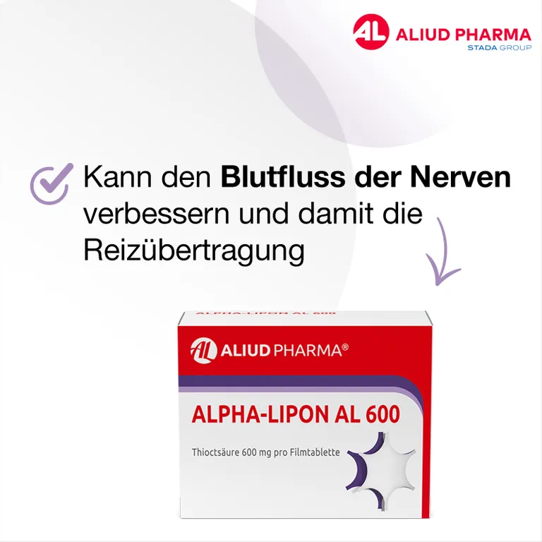shopapotheke Alpha-Lipon AL 600 für Missempfindungen bei diabetischer Nervenbeschädigung Begrenzt auf 3 Tage