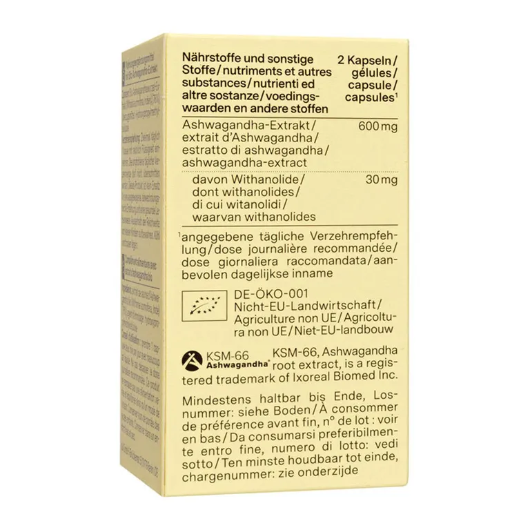 shopapotheke nu3 Premium Bio Ashwagandha Rabatte dieses Monats