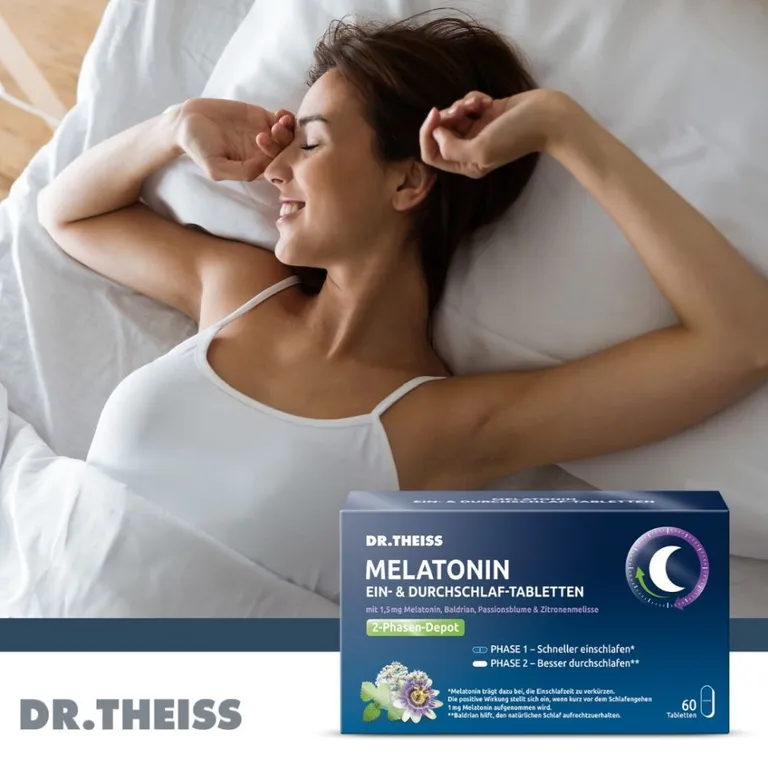 shopapotheke DR. THEISS MELATONIN EIN-& DURCHSCHLAF-TABLETTEN Fabrikpreis