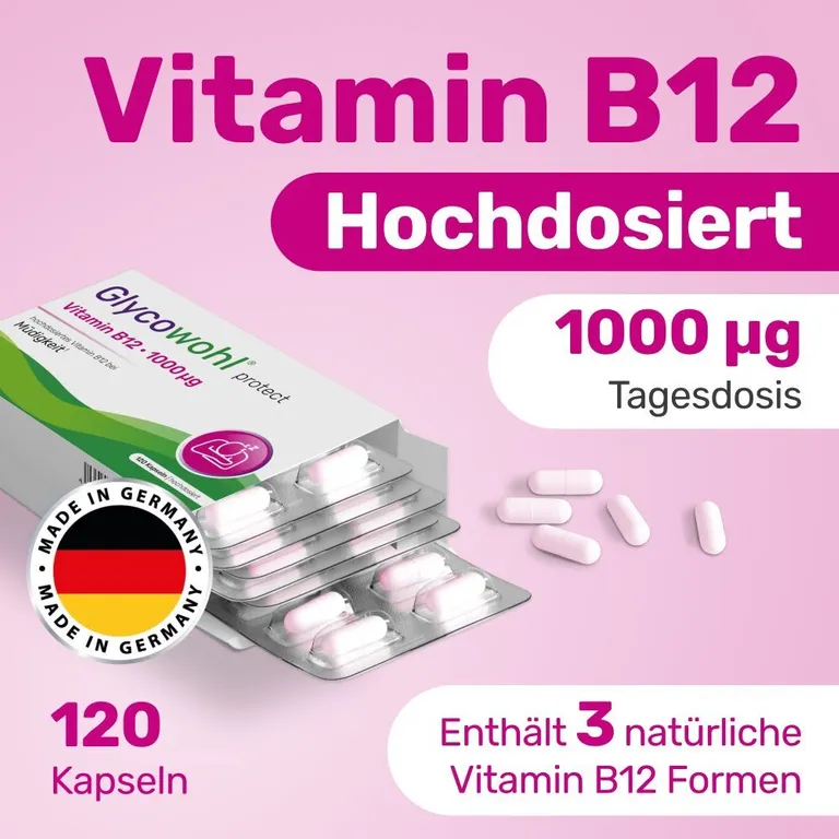 shopapotheke GLYCOWOHL® Vitamin B12 1000 μg bei Müdigkeit und Erschöpfung Rabatt