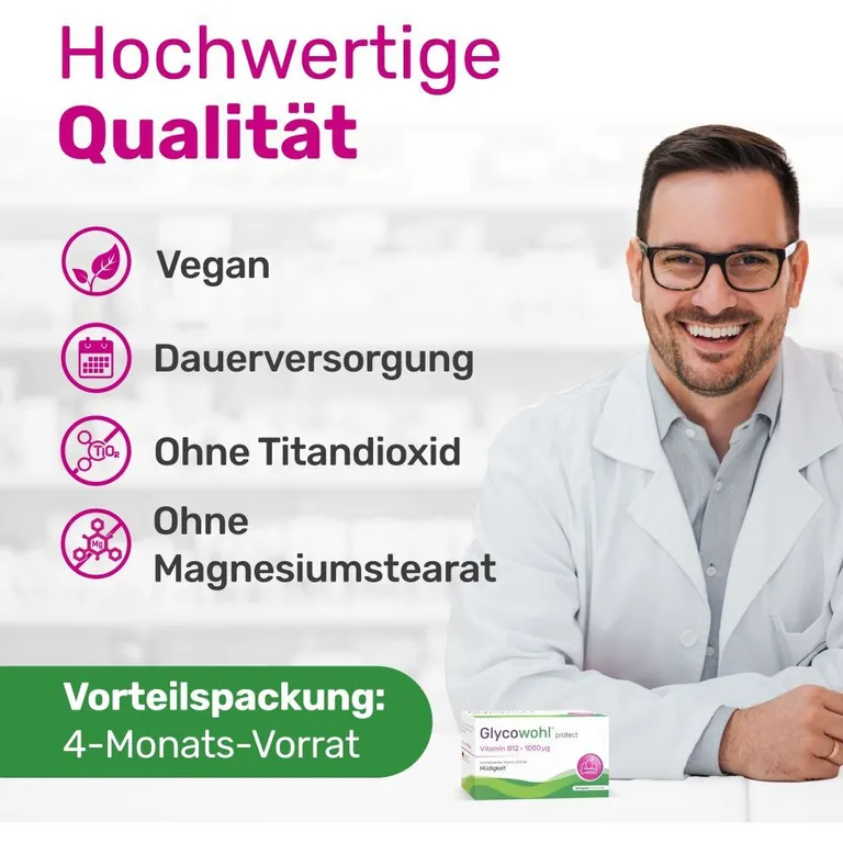 shopapotheke GLYCOWOHL® Vitamin B12 1000 μg bei Müdigkeit und Erschöpfung Rabatt