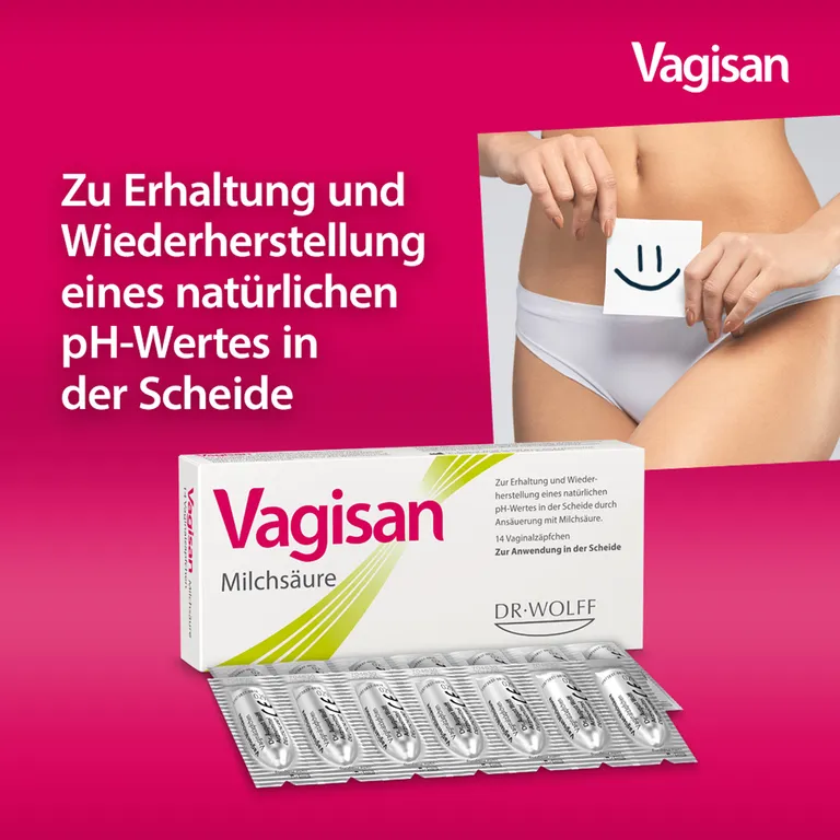 shopapotheke Vagisan Milchsäure: Zäpfchen zur Stabilisierung des natürlichen vaginalen pH-Werts Zeitlich begrenztes Angebot