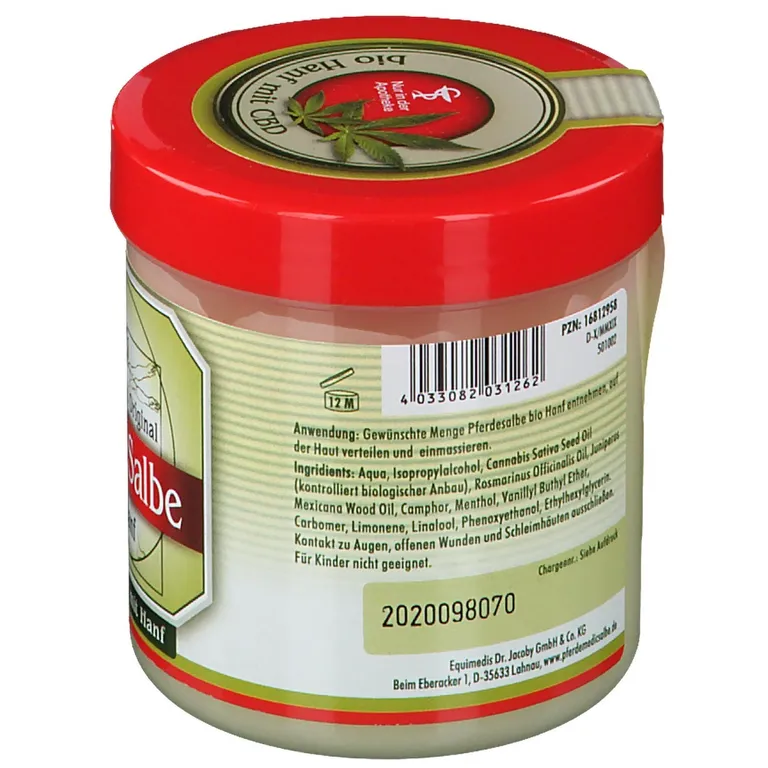 shopapotheke Apothekers Original Pferde Salbe bio Hanf Zeitbegrenzte Promotion