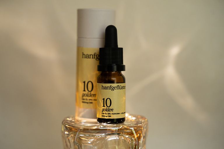 shopapotheke HANFGEFLÜSTER Goldenes CBD Öl 10% Vierteljährliche Förderung