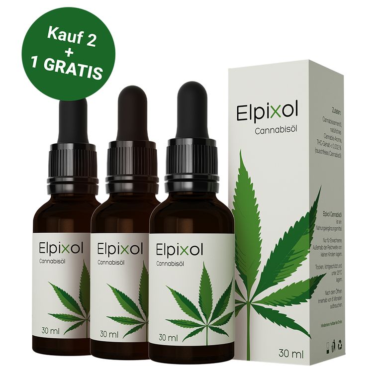 shopapotheke Elpixol® Cannabisöl Tropfen 50% Rabatt mit kostenlosem Versand