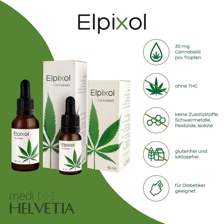 shopapotheke Elpixol® Cannabisöl Tropfen 50% Rabatt mit kostenlosem Versand