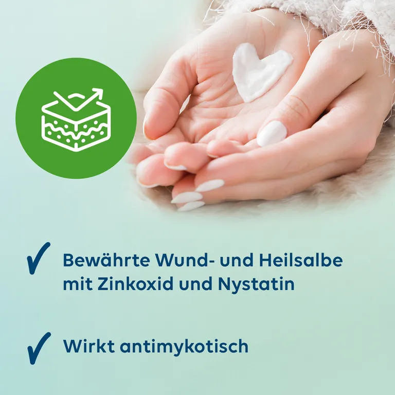 shopapotheke Multilind® Heilsalbe bei wunder und entzündeter Haut mit Zinkoxid und Nystatin - Jetzt 20% mit dem Code stada20 sparen* Rabatte dieses Monats