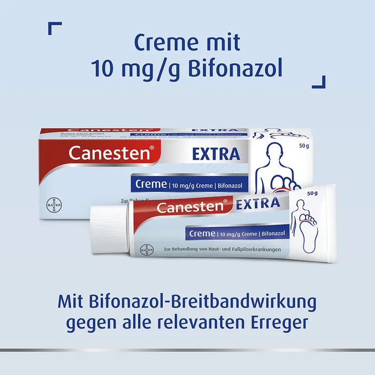 shopapotheke Canesten® EXTRA Creme gegen Haut- und Fußpilzerkrankungen Auslauf