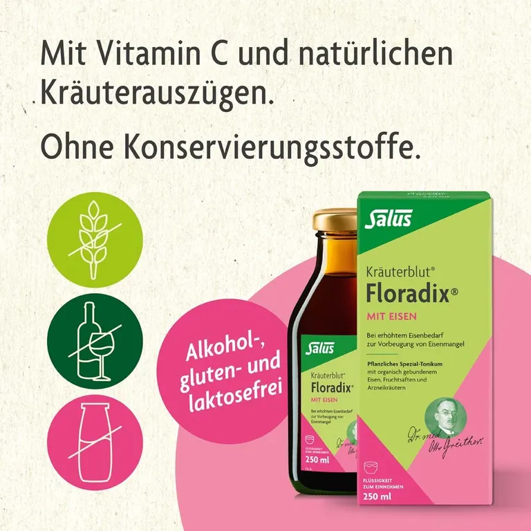 shopapotheke Salus® Floradix mit Eisen Tonikum Blitzangebot