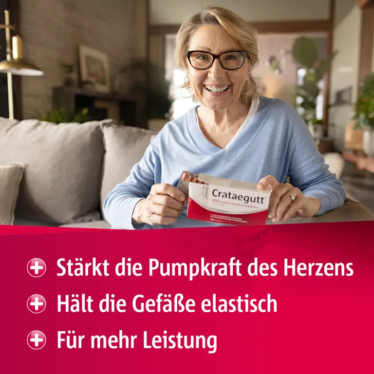 shopapotheke Crataegutt® 450 mg Herz-Kreislauf-Tabletten Kauf eins, bekomm eins gratis
