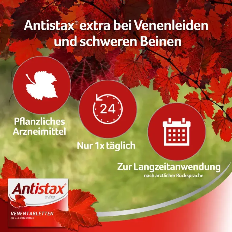 shopapotheke Antistax extra Venentabletten bei Krampfadern & Besenreiser Begrenzte Freigabe