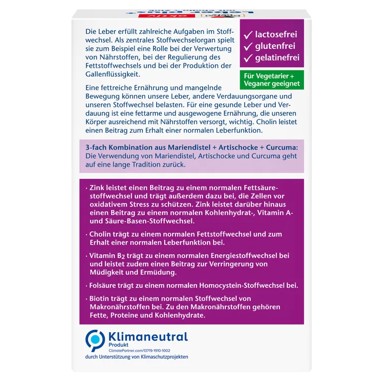 shopapotheke Doppelherz® aktiv Leber plus Sonderangebot der Fabrik