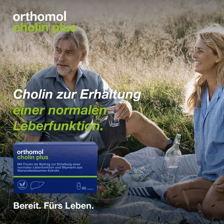 shopapotheke Orthomol Cholin Plus - zur Erhaltung einer normalen Leberfunktion - mit Silymarin aus Mariendistel-Extrakt Clearance-Verkauf
