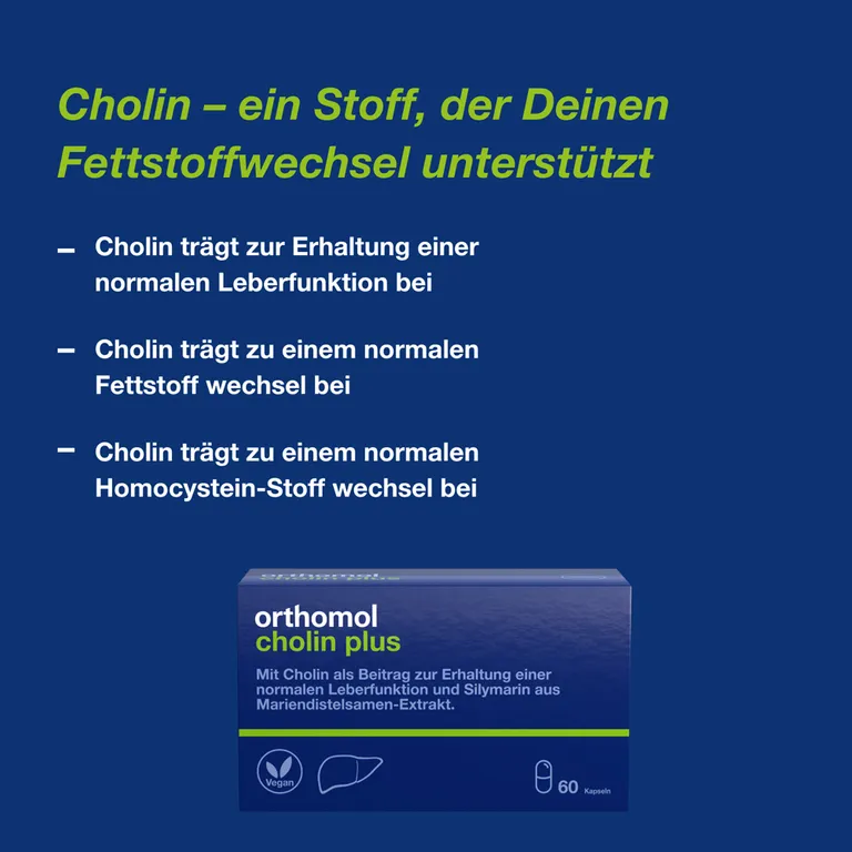 shopapotheke Orthomol Cholin Plus - zur Erhaltung einer normalen Leberfunktion - mit Silymarin aus Mariendistel-Extrakt Clearance-Verkauf