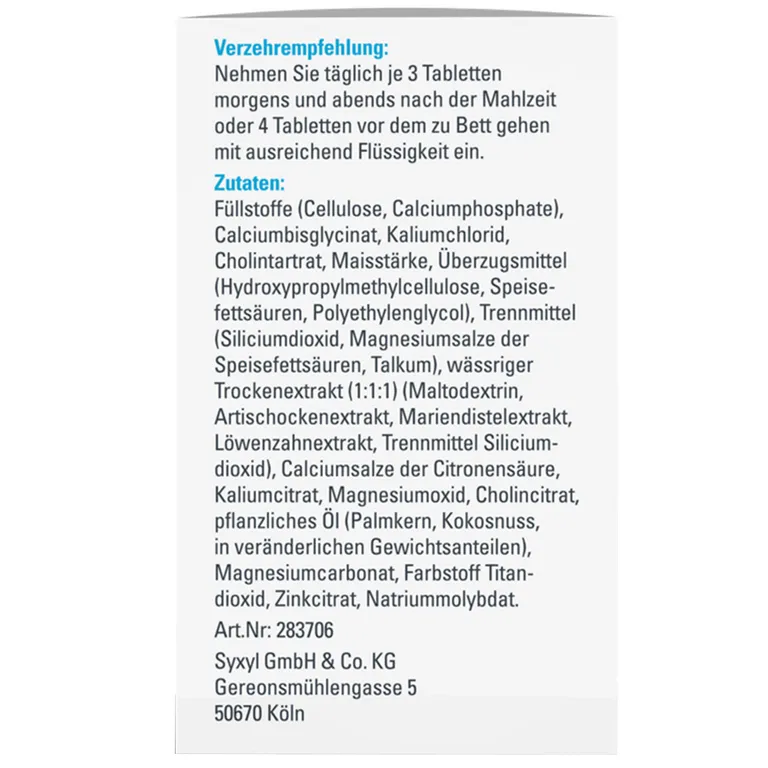 shopapotheke SYXYL BASOSYX® HEPA mit Cholin unterstützt die Leberfunktion zu erhalten Black Friday Preise