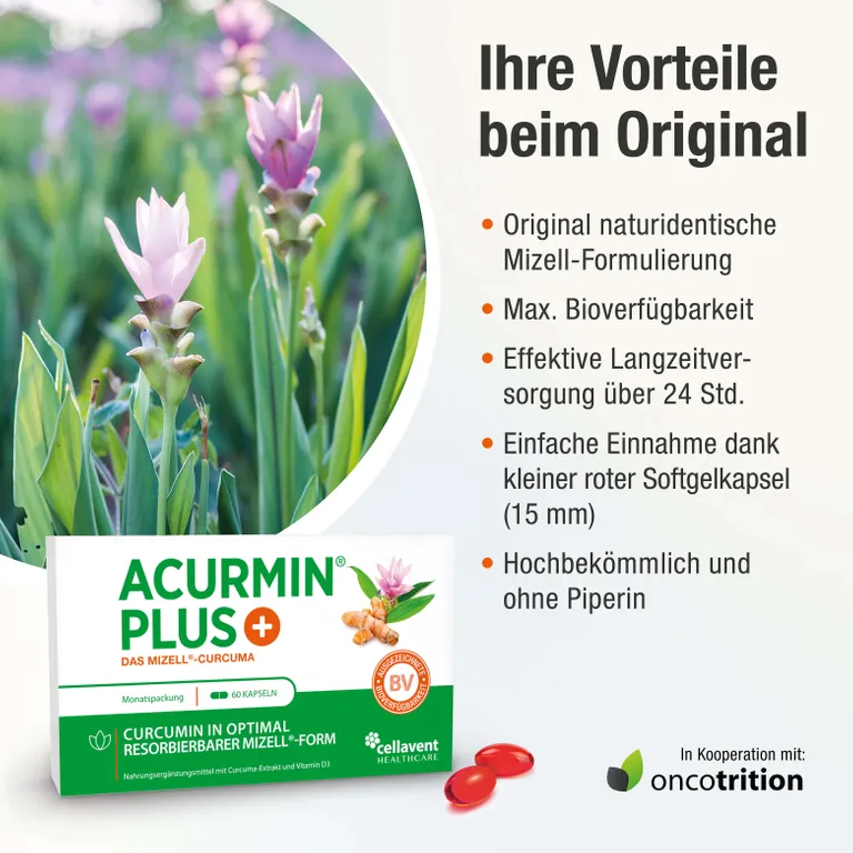 shopapotheke ACURMIN PLUS®+ Das Mizell-Curcuma 50% Rabatt für begrenzte Zeit
