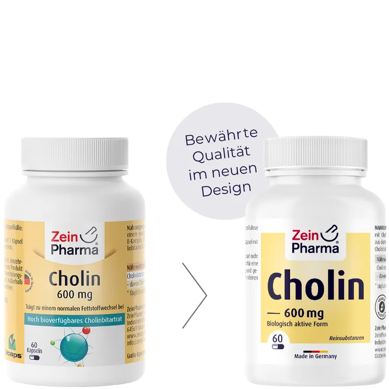 shopapotheke ZeinPharma® Cholin Kapseln 600 mg Fabrikverkauf