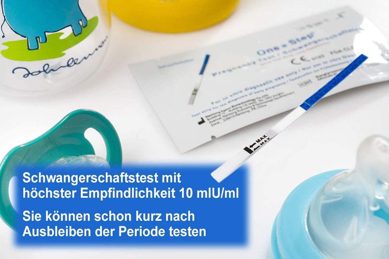 shopapotheke One+Step ultraempfindlicher Schwangerschaftstest - Frühschwangerschaftstest 10 miu/ml Meist gekauft