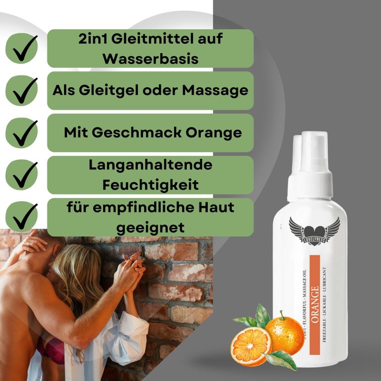 shopapotheke Lovelyness - Gleitgel und Massageöl 2in1 mit Geschmack Jubiläumsangebot