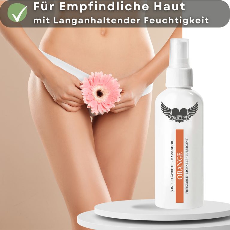 shopapotheke Lovelyness - Gleitgel und Massageöl 2in1 mit Geschmack Jubiläumsangebot
