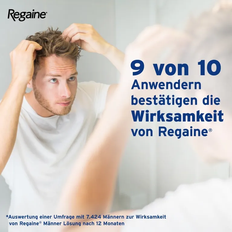 shopapotheke Regaine® Männer Lösung mit 5% Minoxidil 6 Monats-Vorrat Zeitbegrenzte Promotion