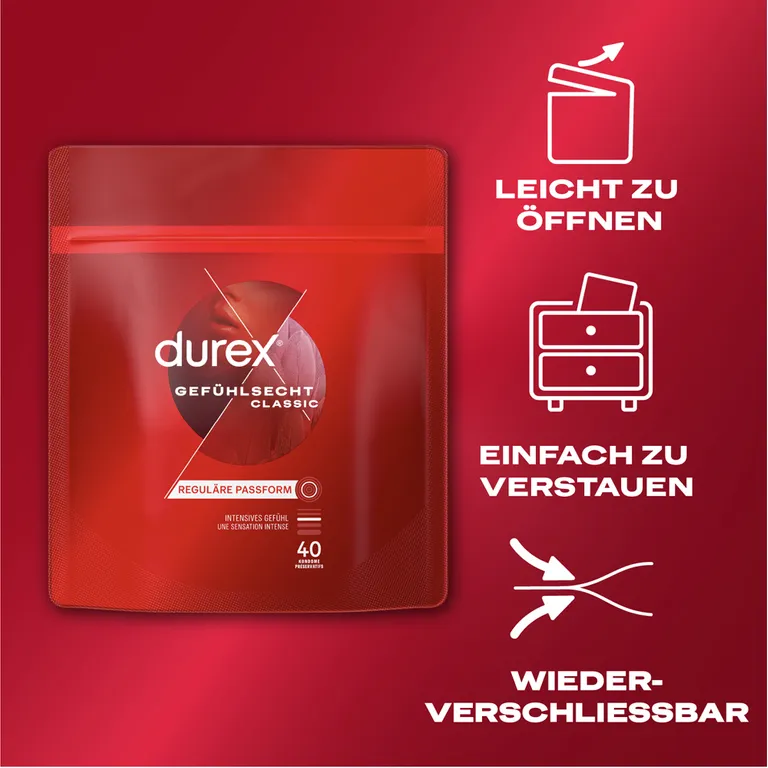shopapotheke durex® Gefühlsecht Classic Kondome Bis zu 60% Rabatt