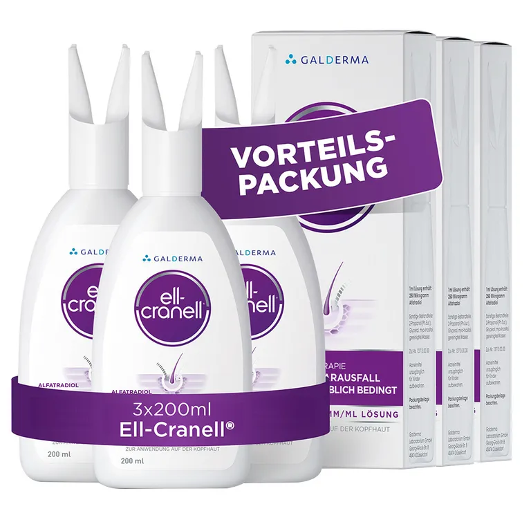 shopapotheke Ell-Cranell® bei hormonell-erblich bedingten Haarausfall Nur für heute