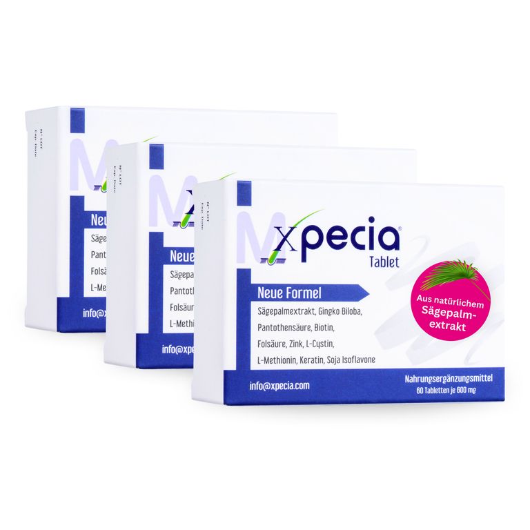 shopapotheke Xpecia gegen Haarverlust bei Männern DHT Blocker Discount Store für neue Produkte