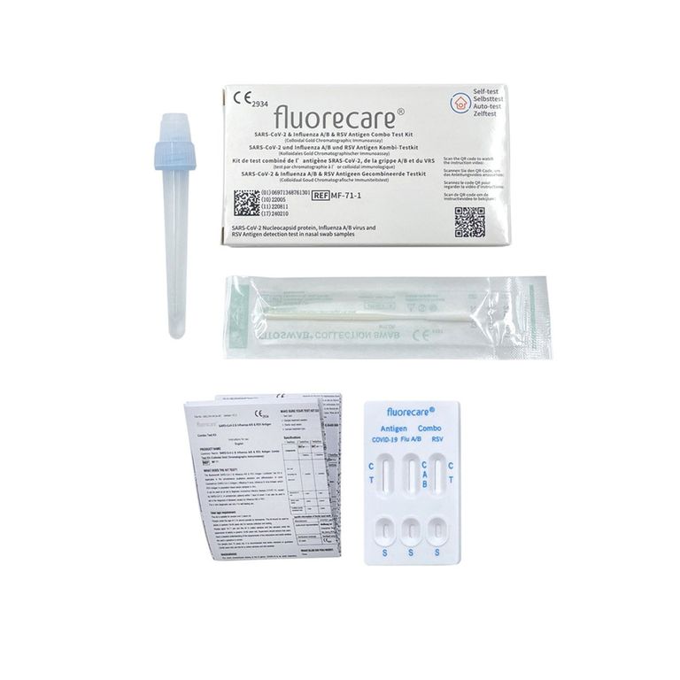 shopapotheke fluorecare® 4in1 SARS-CoV-2 Influenza A/B & RSV Combo-Schnelltest Sonderangebot
