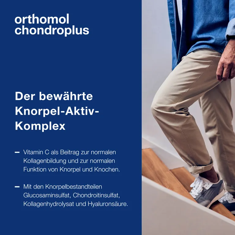 shopapotheke Orthomol chondroplus - Nährstoffe für Knorpel und Knochen - mit Glucosamin- Chondroitinsulfat und Hyaluronsäure - Granulat/Kapseln Saisonschlussverkauf