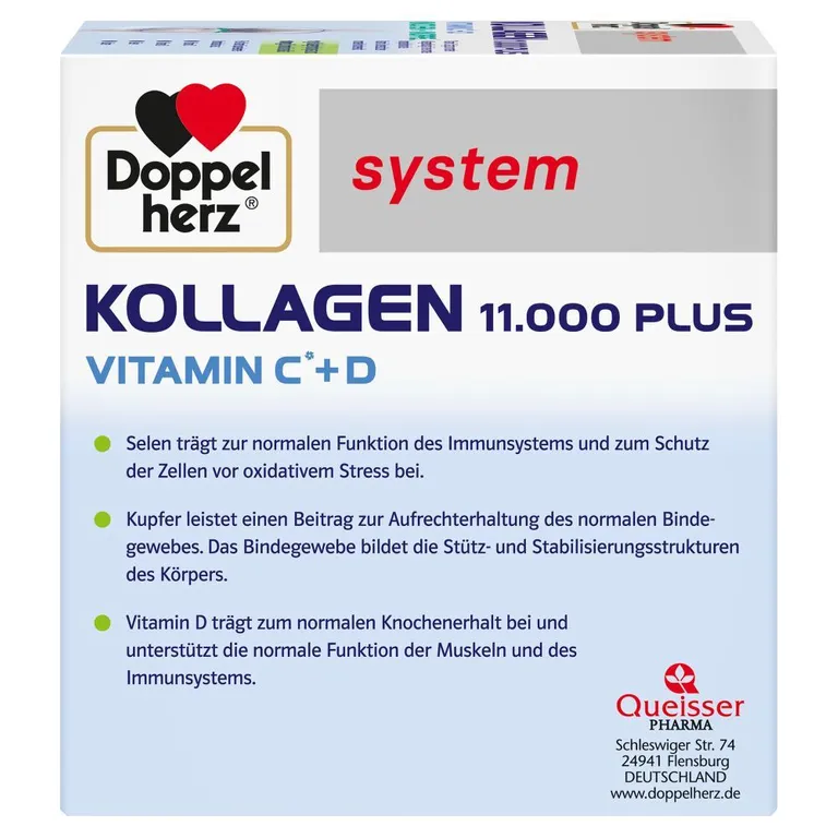 shopapotheke Doppelherz® system KOLLAGEN 11.000 PLUS Weihnachtsangebot