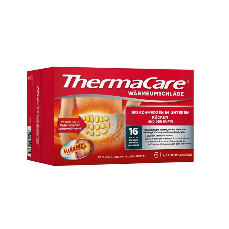 shopapotheke ThermaCare® Wärmeumschläge für den unteren Rücken bei Schmerzen im unteren Rücken und der Hüfte Muttertagsangebot
