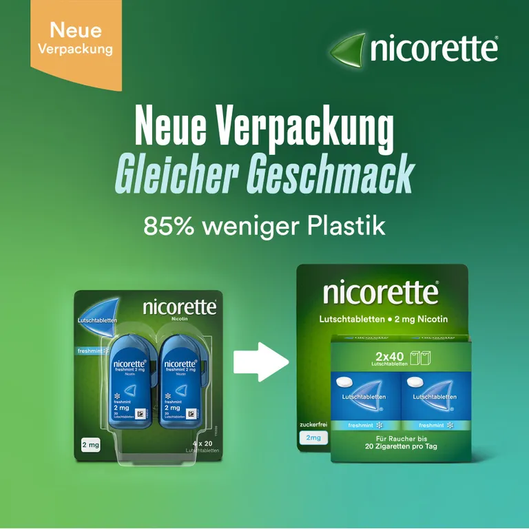 shopapotheke nicorette Lutschtablette freshmint 4 mg Nikotin zum Rauchen aufhören Im Verkauf