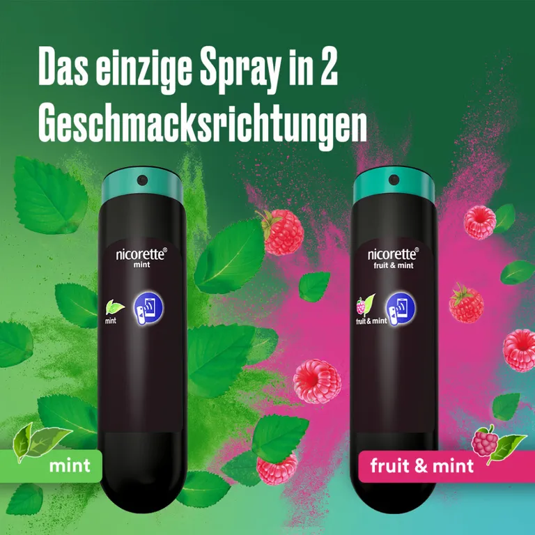 shopapotheke nicorette fruit & mint Spray zum Rauchen aufhören mit App-Funktion 2025