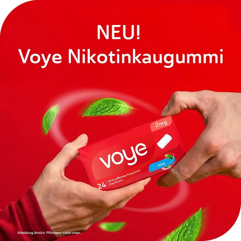 shopapotheke Voye Mint 4mg wirkstoffhaltiges Kaugummi Kostenloser Versand